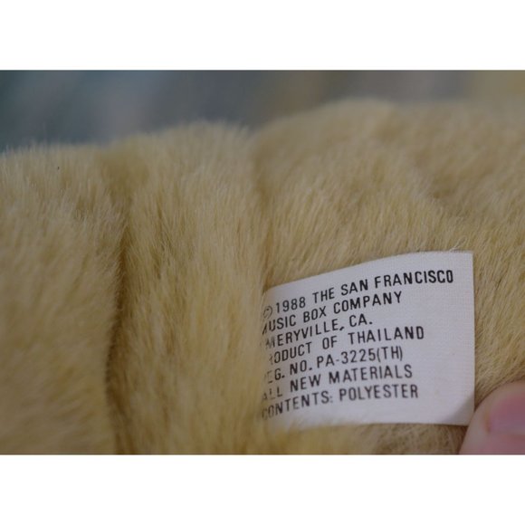 Vintage Sanfrancisco Music Box Wind Up Teddy Bear 1988 WORKS - Picture 9 of 9